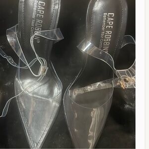 NIB Cape Robbin Translucent Pumps - Size 8